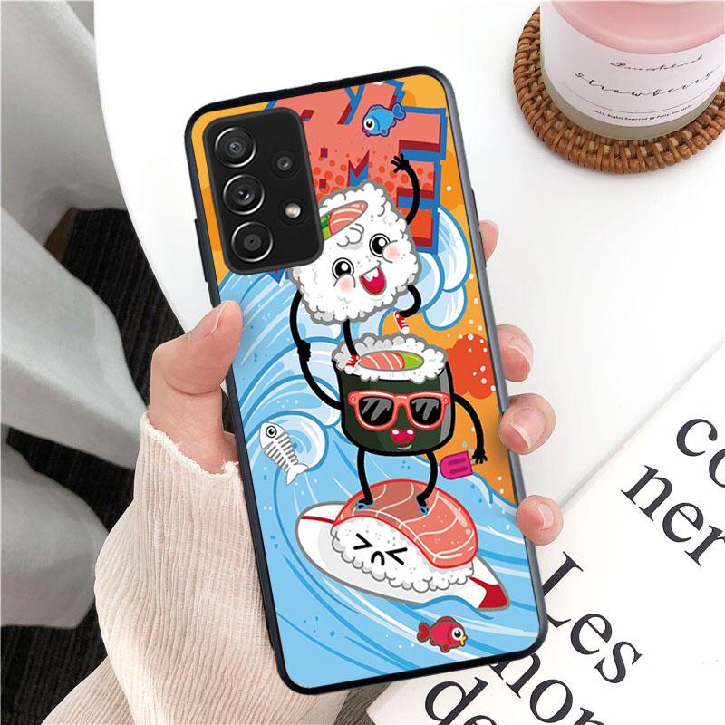 Чехол для телефона Food Sushi для Samsung Galaxy A13 A22 A12 A32 A71 A11 A21S A33 A52 A72 A51 A50 A70 A31 M31