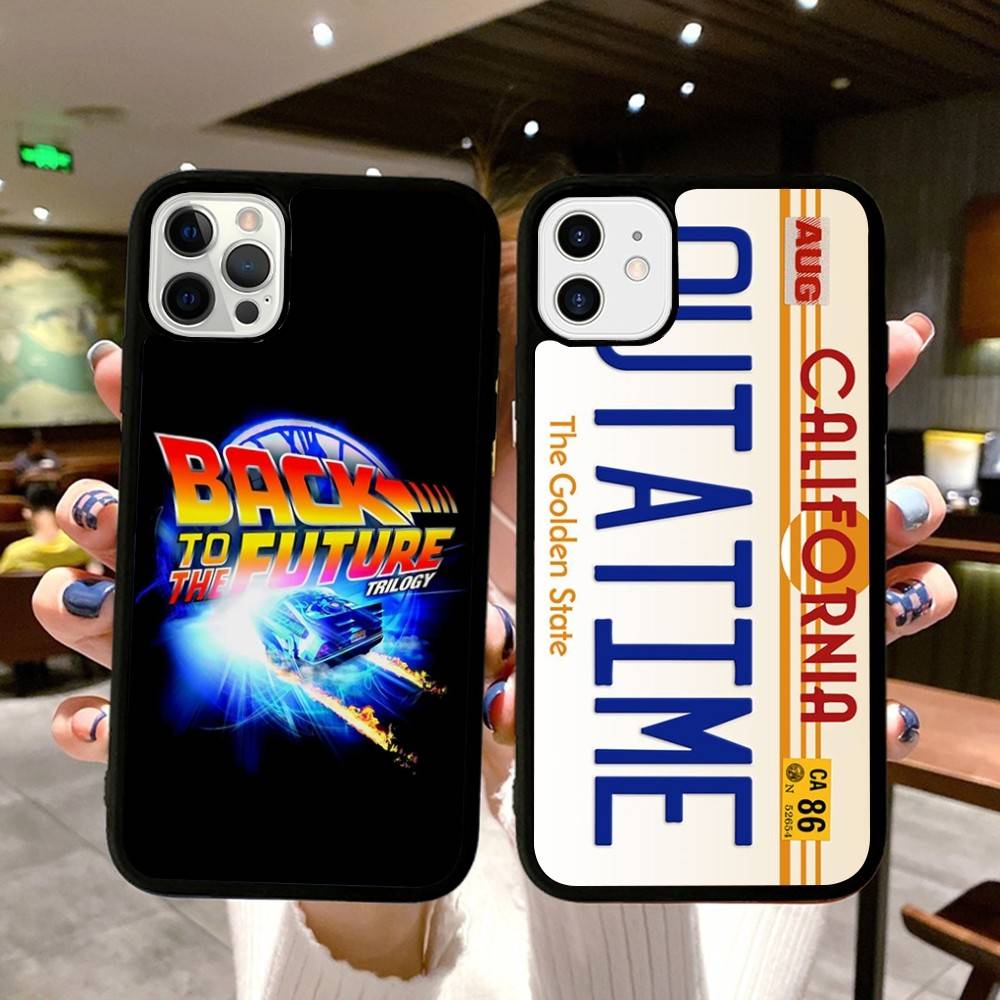Защитный чехол для телефона Back To The Future из ПК+ТПУ для IPhone 17 16 Pro Max 15 Plus 14 13 12 11