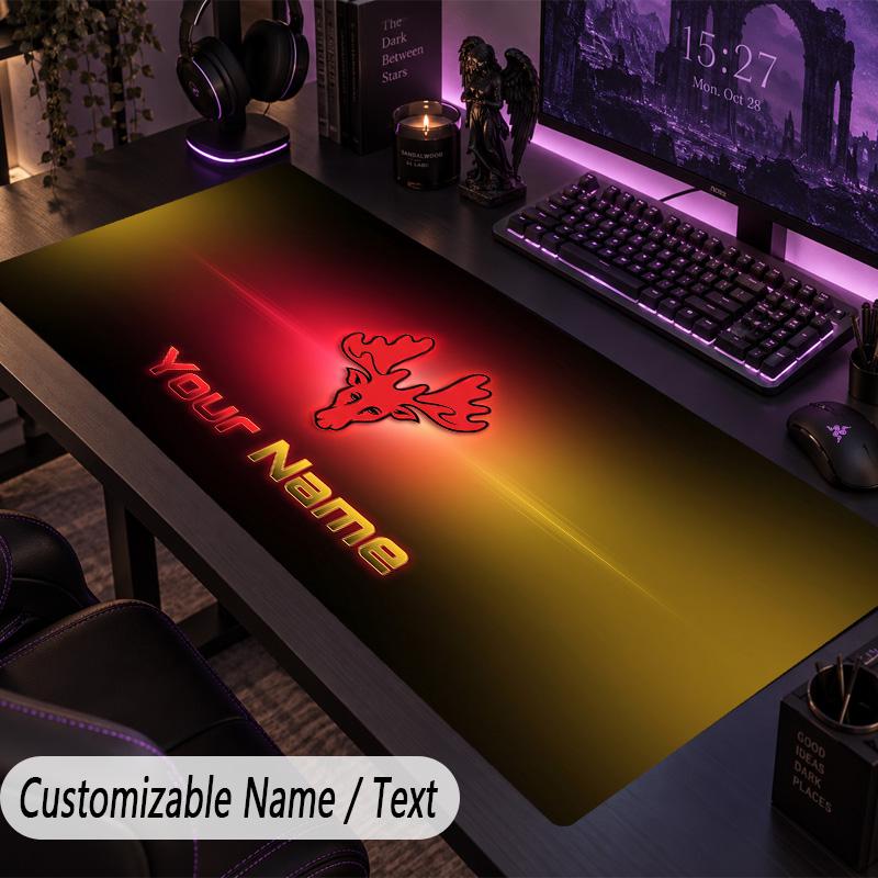 Large Mouse PadWatford FC Custom Name Text Personalized Desk Mat Non Slip Gaming Pad