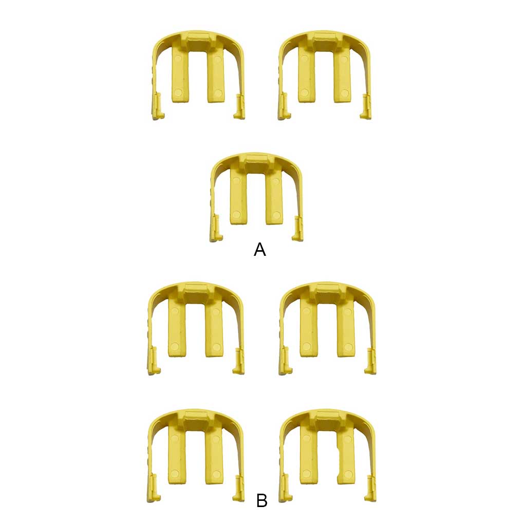 Зажимы Желтый Пластиковый Нажимной Триггер Зажим Соединитель Оборудование Инструменты