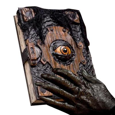 Книга Проклятых Хэллоуин Декор Реалистичная Книга Некрономикон Ведьма Украшение Хэллоуин Ужас Скульптура Реквизит Искусство Очарование Глаз