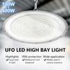 Высокий залив свет UFO LED 110 В/220 В 100 Вт 150 Вт 200 Вт 300 Вт 400 Вт гаражный свет водонепроницаемый супер яркий промышленный свет для завода