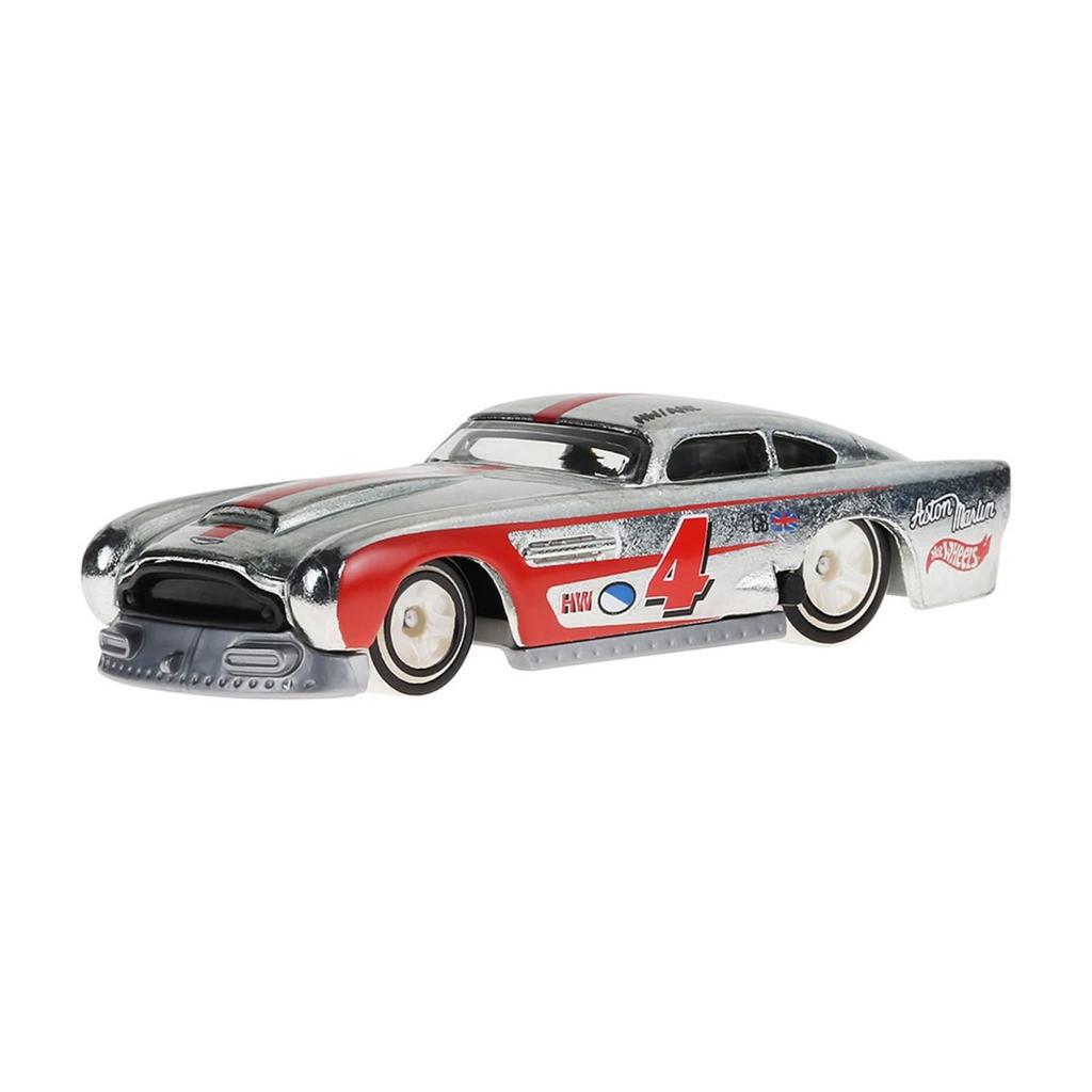 Hot Wheels Basic Car Aston Martin DB4GT High Speed Edition игрушечная мини-машинка для детей от 3 лет и старше, серебристый HXR20