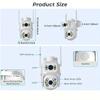 ICSEE 8MP 4K двойной объектив WIFI PTZ IP-камера безопасности двойной экран в реальном времени Ai автоматическое отслеживание обнаружения тела наружное водонепроницаемое видеонаблюдение CCTV