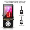 Precision Chromatic Tuner Pedal Large LED Display Full Metal Shell with True Bypass for Guitar Bass