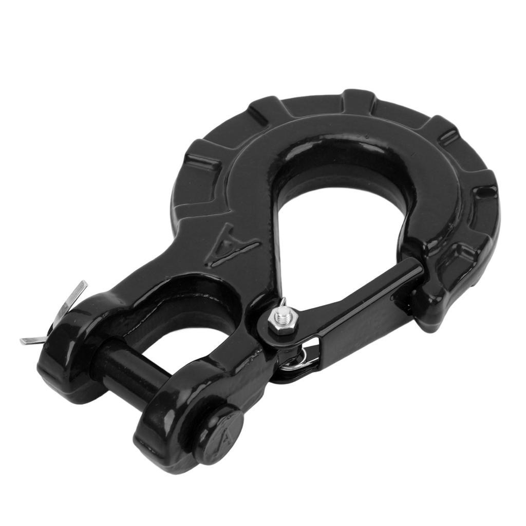 Прицепной цепной крюк 3 8 дюймов Легированная сталь 15 т Универсальное надежное соединение Крюк для предохранительной цепи для транспортировки грузовиком Буксирная лебедка