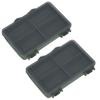 2PCS Mini Fishing Tackle Box PP Fishing Lure Box Durable Tackle Storage Box  Carp Fishing