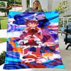 Puella Magi Madoka Magica Cartoon Soft Plush Blanket,Flannel Blanket Throw Blanket for Living Room Bedroom Bed Sofa Picnic Cover