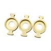 3 Pieces Trumpets Spring Holder Copper Replace Parts Positioning Plate Accessories