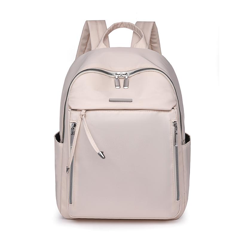 Женский однотонный рюкзак, легкая сумка для компьютера, дорожный рюкзак