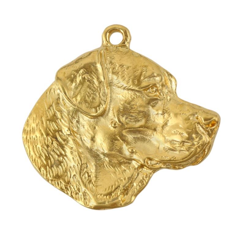 Labrador Retriever - Dog necklace in gift box, gold-plated pendant for dog fan, striking jewellery by Art-Dog