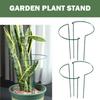 6 шт. опора для садовых растений, полукруглая металлическая опора для садовых растений, опора для вьющихся растений для внутренних и наружных вьющихся овощей