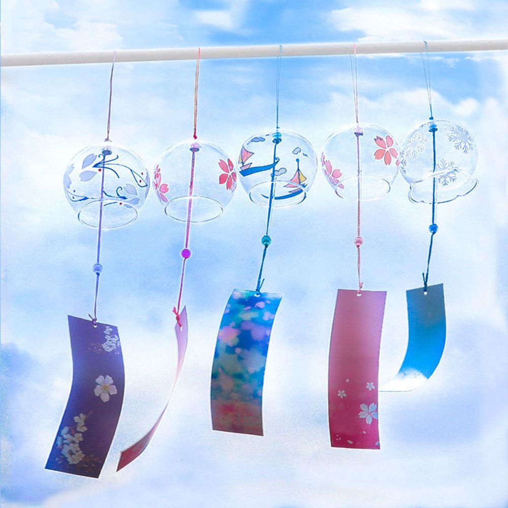 Colorful Handmade Garden Pendant Wind Chimes Hanging Blessing Bell Wind Bell Window Ornament
