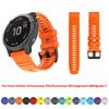 Quick Release Silicone Watch Band for Garmin Fenix 6, 6x, 5, and Fenix 3 (22mm/26mm)