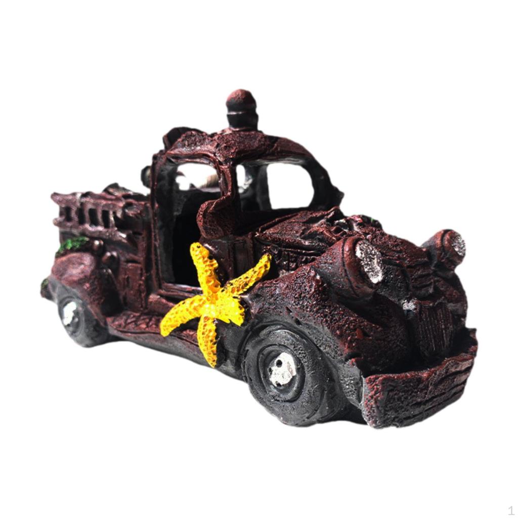 Декорация аквариума с использованием авторазрушений для водной среды обитания