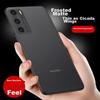 EDDGA Ultra-Thin Case for Huawei P40 Pro/P40E Pro, Matte Heat Dissipation, Full Protection, Shockproof, Simple, Hard, Transparent Black