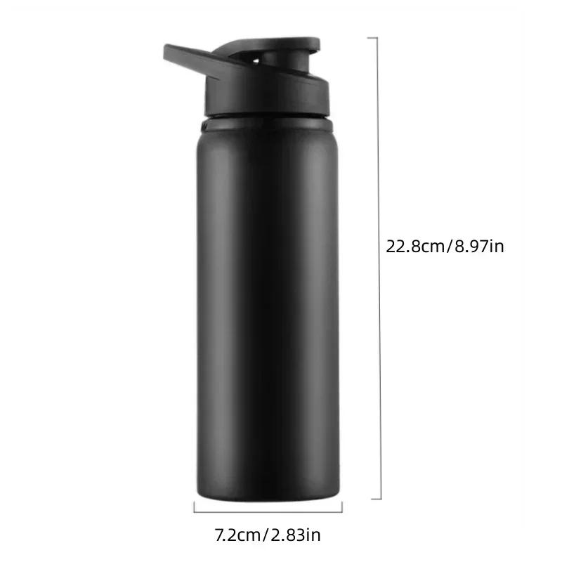 Large 600ml Stainless Steel Sports Bottle Leak Proof Design Bike Cycling Camping Outdoor Travel Water Flask Durable