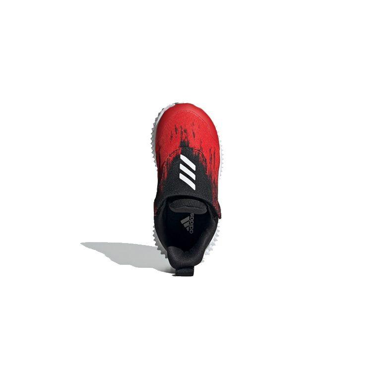 adidas Fortarun Износостойкие Низкие Детские Кроссовки Черно-красные Для Младенцев и Малышей EG0004