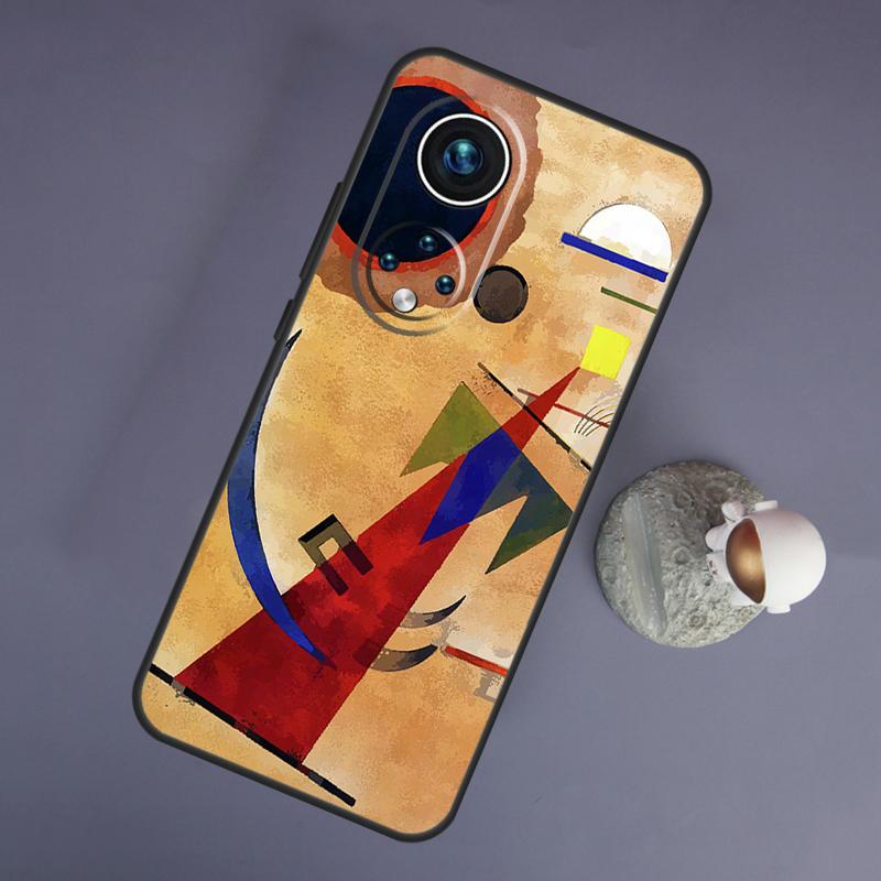 Чехол с изображением Василия Кандинского для Huawei Honor Magic 5 Lite 70 50 X8 X9 a P20 P30 P40 P50 P60 Pro P Smart Nova 9 5T