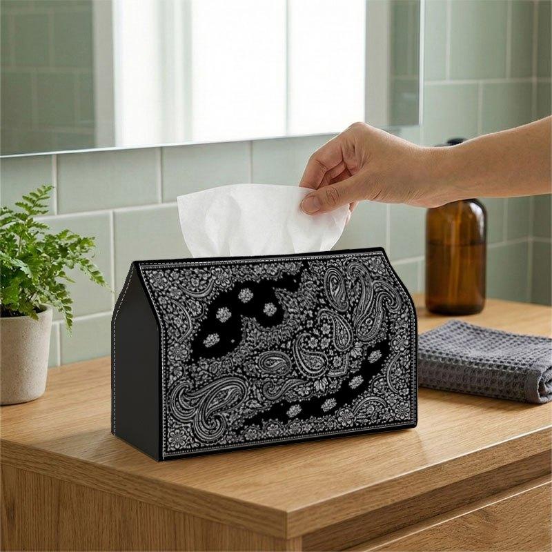 1pc, 2D Flat Printing, Tissue Box Printed Tissue Box, Suitable for Bathrooms, Living Rooms, Bedrooms, Dressing Tables, Coffee Tables And Dining Tables