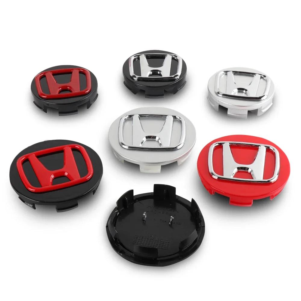 56/58/60/59mm for Honda Type R Type S VTEC DOHC Modulo Vezel Legend Si RR Insight Car Wheel Center Hub Caps Auto Accessories