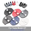 Для Tesla Model 3 Model Y Защитная крышка дверного замка Защелки Крышки ограничителей двери Набор из 6 аксессуаров для интерьера Черный Красный Синий