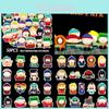 Яркий набор из 50 стикеров South Park для ноутбуков, велосипедов и скейтбордов