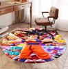 DRAGON BALL Pattern Round Rug, Indoor/Outdoor Mat, for Picnic, Gameroom, Bedroom, Office, Living Room, Home Decor Carpet, Birthday Gift