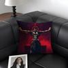 BBaki HanmaA Comic Cushion Cover Natural Linen Organic Fabric DoubleSided Printing Sofa Home Decor Gift Pillow Case