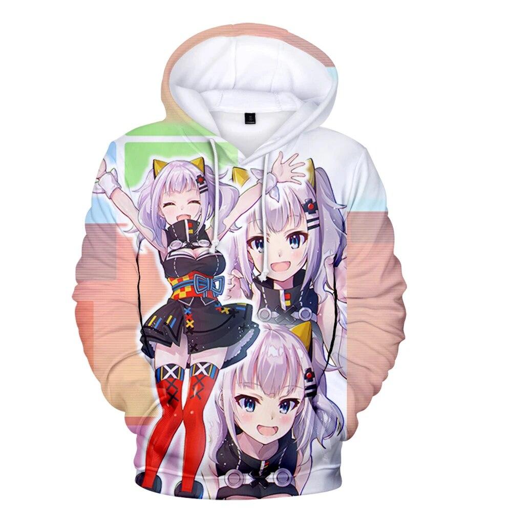 Горячая толстовка унисекс с 3D принтом Kaguya Luna, повседневный пуловер большого размера, популярная уличная одежда, модная толстовка, трендовая одежда унисекс