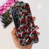 Чехол для Realme 8i RMX3151 Силиконовый чехол Модный Цветок Прозрачный Мягкий Прозрачный Чехол для телефона Для Realme 8i 4G Realme8i Ударопрочный Fundas
