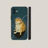 C-Cheems Doge Phone Case For iPhone16,15,14,13,12,11,Plus,Pro Max,XS,X,XR,SE,Mini,8,7 Soft Silicone Black Cover