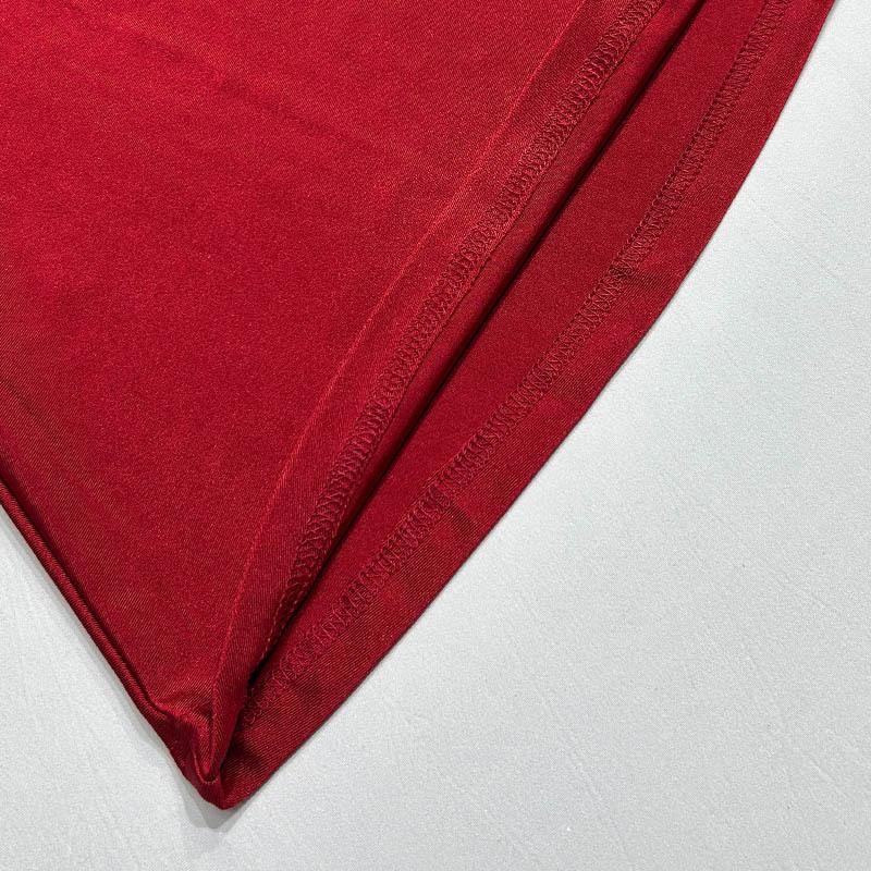 Женские красные платья с глубоким V-образным вырезом и открытой спиной, с бретелькой на шее «рыбий хвост»