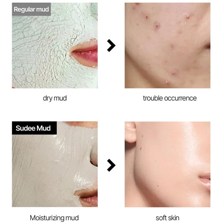 Sudee Clean Mud Mask 52 мл Глубокое очищение, контроль жирности кожи и увлажнение, сужение пор