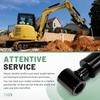 Mini Excavator Thumb Cylinder 25mm Single Hole Hydraulic Thumb Clamp Cylinder for Up to 3 Tons Excavators