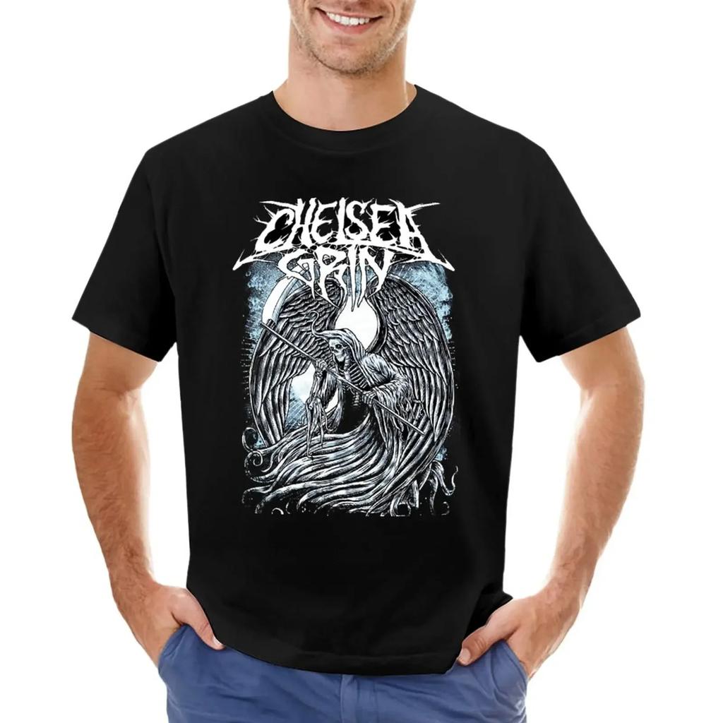 clothing harajuku Chelsea T Shirt Vintage T-Shirts Short Sleeves Custom Tshirt Hot Original Funny Big Size Tees Grin
