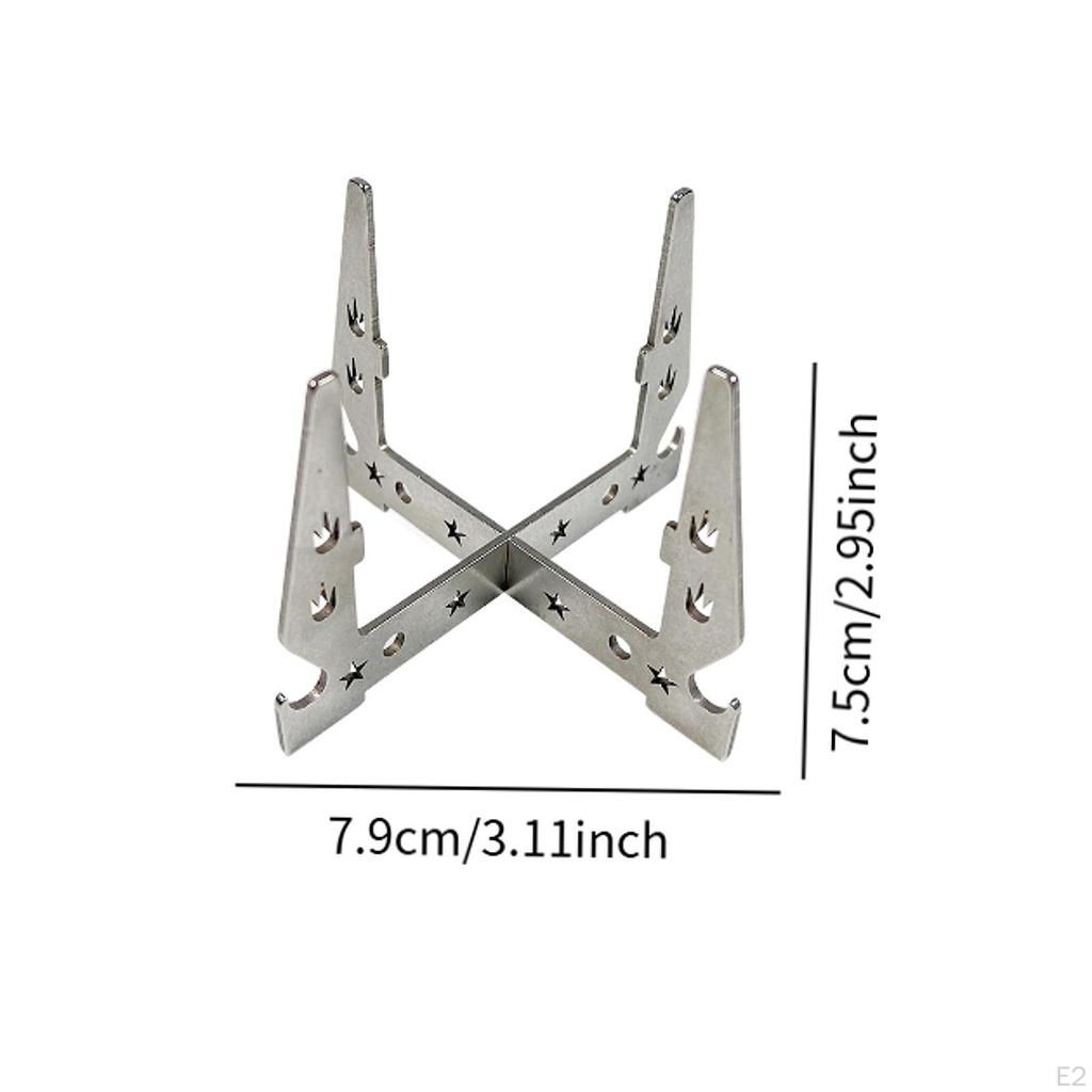 Подставка для горелки, портативная легкая стойка-кронштейн для кемпинга и приготовления пищи