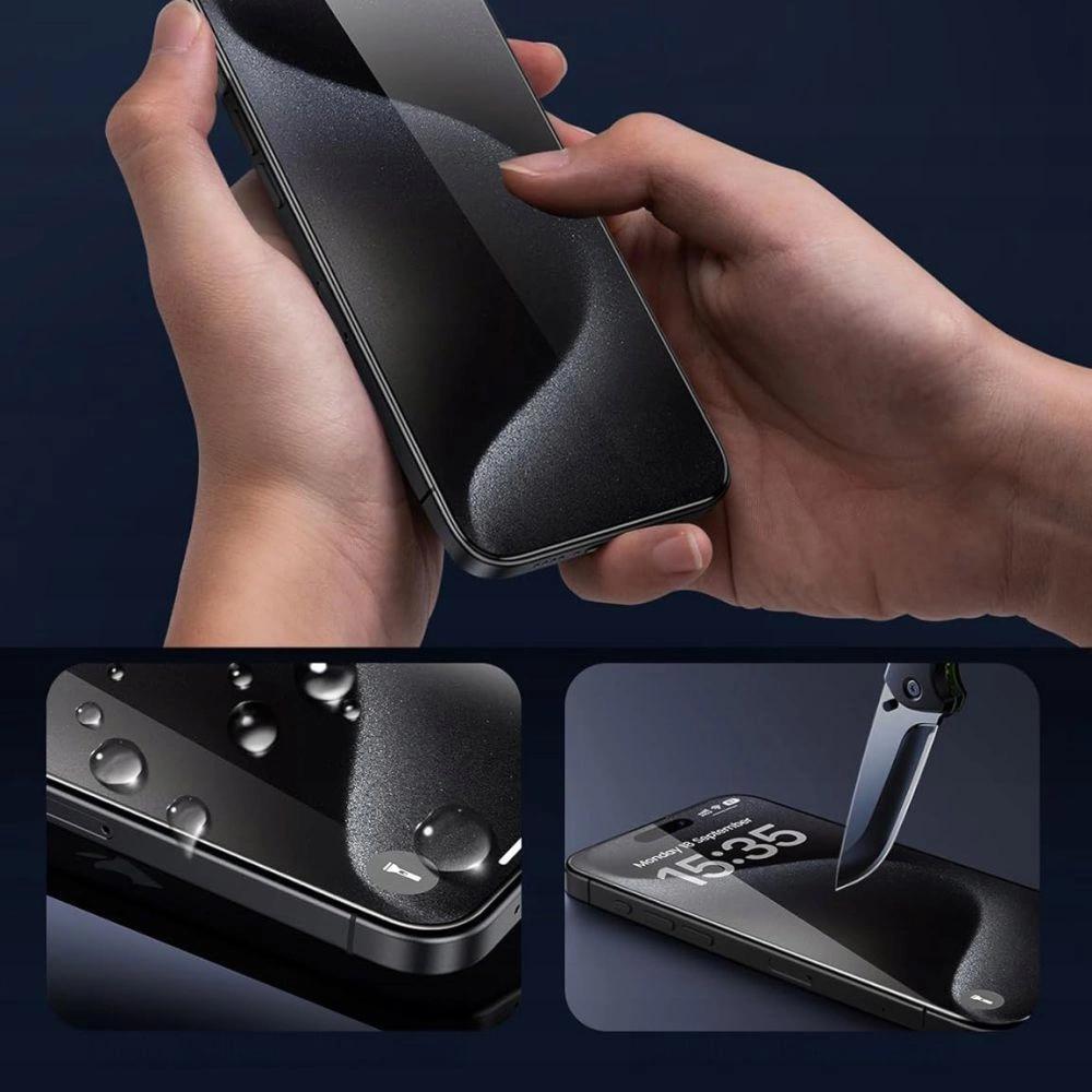 Szkło hartowane Tech-Protect Glass Fit+ 2-pack na Google Pixel 9 / 9 Pro / 10 / 10 Pro - przezroczyste