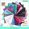Women's Monochromatic Silk-Blend Square Scarf - Casual Plain Color Headscarf