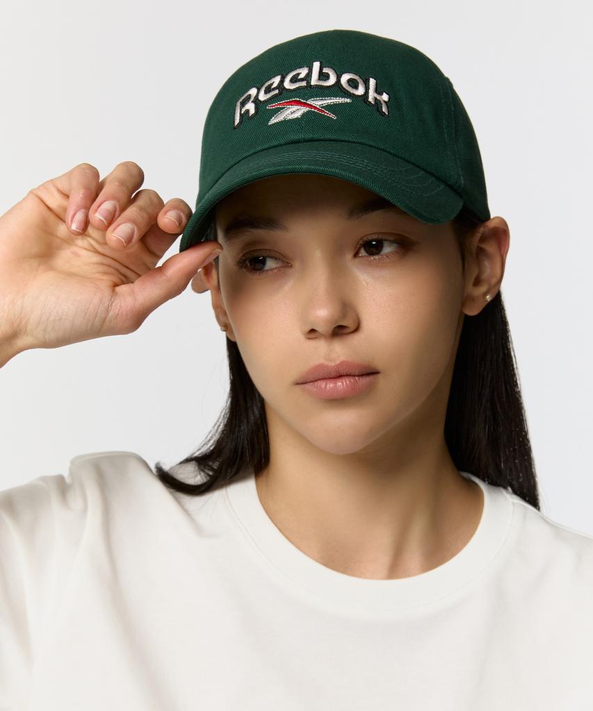 Reebok Кепка с логотипом-аркой - Зеленая
