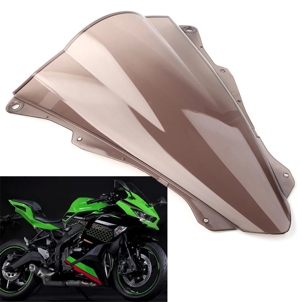 Motorcycle For Kawasaki Ninja ZX 25R Windshield Windscreen Double Bubble ABS Wind Deflector