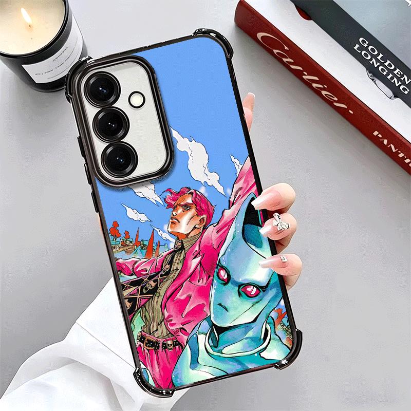 Мягкий чехол для телефона JoJo Adventure Killer Queen для Samsung A17 A27 A07 A37 A57 A16 A56 A15 A55 A14 A54 A13 A53 A26 A36 A25 A35 A24