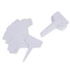 100 Pcs Garden Labels Gardening Plant Classification Sorting Sign Tag Card White