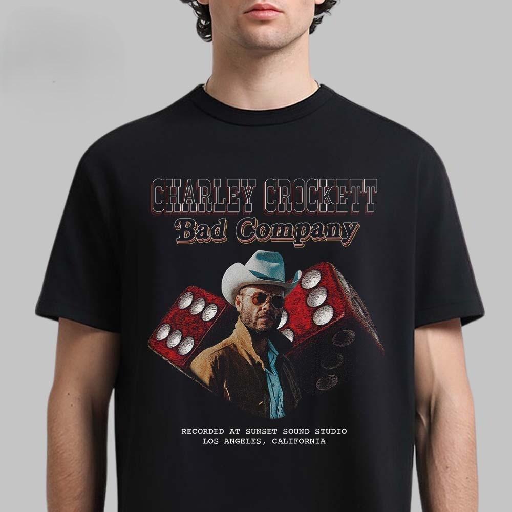 Charley Crockett At Sunset Sound Studio In Los Angeles California TShirt Reprint Unisex T-Shirt