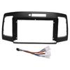 9 Inch Car Radio Frame with Navigation Harness Secure Fit Car DVD Stereo Fascia Replacement for