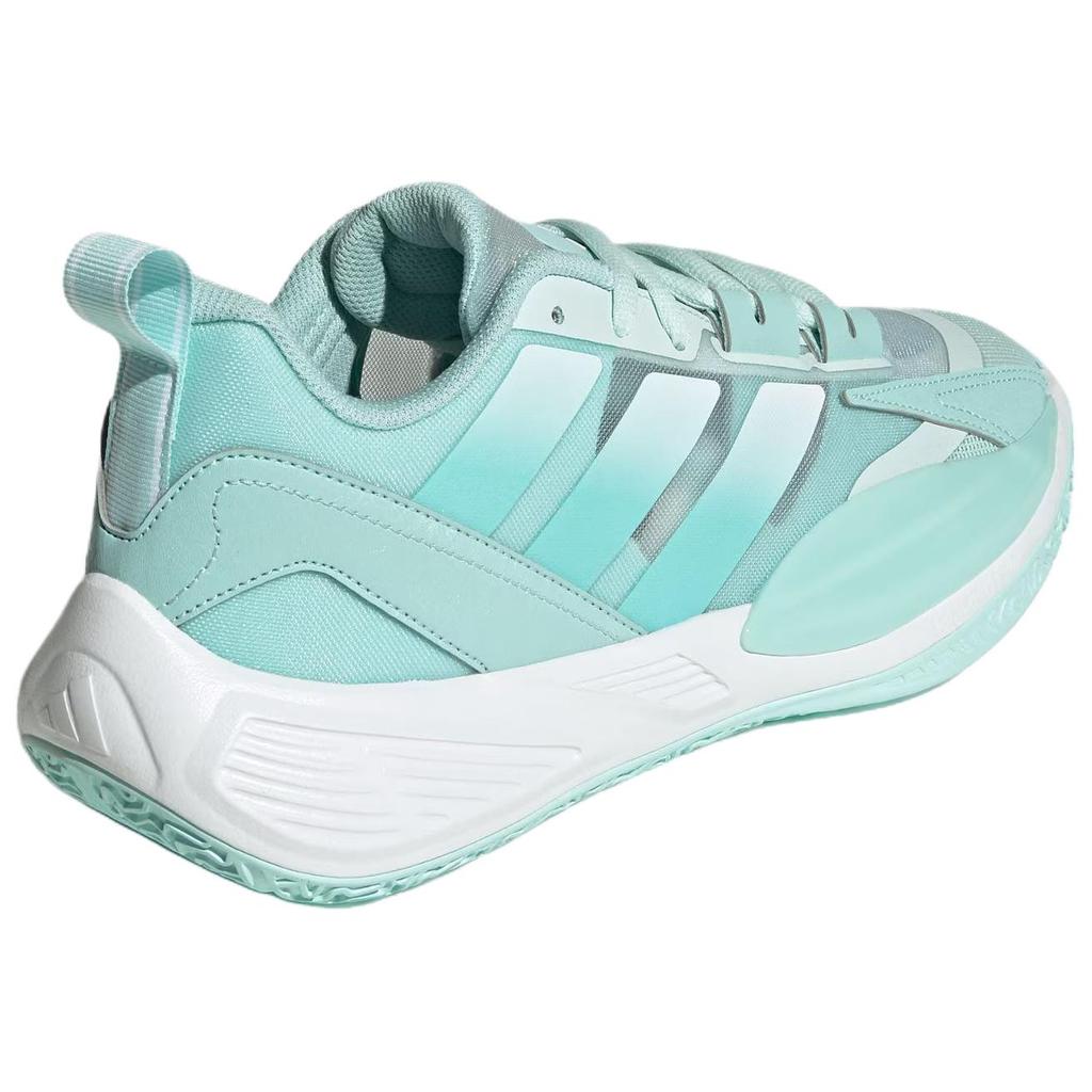 Adidas Xenoburst Versatile Comfortable Fabric Breathable Rebound Low-Top Basketball Shoes Unisex Sneakers Mint-Green JR4379