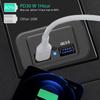 BHBL 6 шт. 12 В/24 В USB-розетка для фургона, двойная Type-C PD3.0 (USB C) & Панельная USB-розетка для автомобиля с поддержкой Quick Charge QC3.0, USB-A