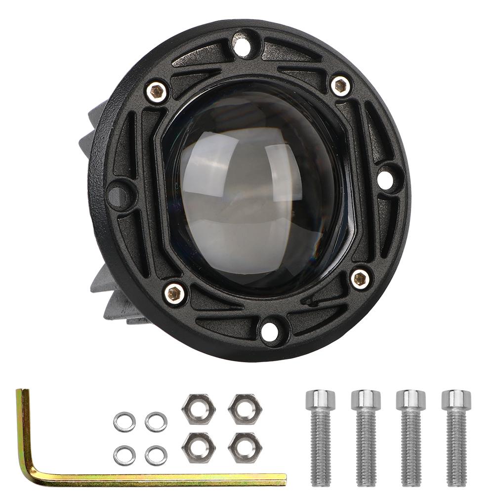 8D Lens Driving Work Lamp for Jeep Car Truck Off Road 4x4 12V 24V Flush Mount Fog Lights 6000K White 3500K Yellow LED Work Light