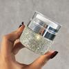 Luxury Rhinestone Cream Lotion Jar Vacuum Pump Face Cream Dispenser Cosmetic Cream Bottle  Travel