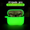 Suitable for AirPods Pro Protective Case, Luminous Soft Case Apple Earphone Case Anti-drop Airpods4 Earphone Case